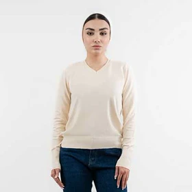 پلیور بافت اسلیم فیت یقه هفت زنانه - 71251350