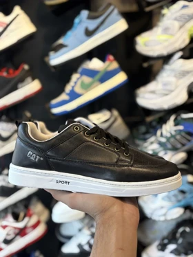 کتانی بزرگ پا کت مشکی زیره سفید