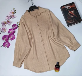 مانتو راه راه مدل ژاله کد 50269 (کرم)