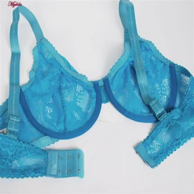 ست شورت و سوتین زنانه پانیذ رنگ آبی روشن کد 9001-LB