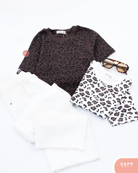 تیشرت قواره دارپلنگی9933