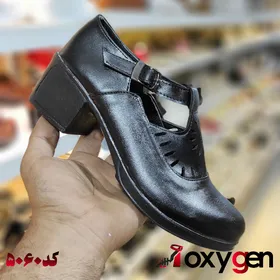کفش زنانه پاشنه5 سانت سگک دار