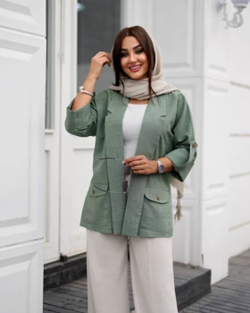مانتو یقه دال کد 21236