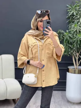 مانتو جیب پیله ریش دار