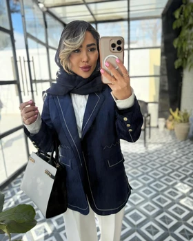 کت مینیمال رسمی پارچه‌ای