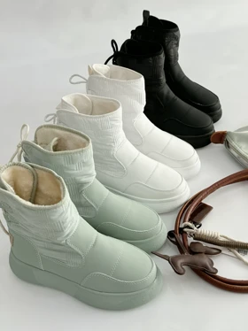 نیم بوت پشت بندی کاپشنی 2367