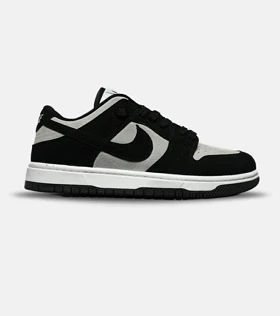 کفش کتانی مردانه و زنانه مشکی طوسی 1 NIKE AIR JORDAN مدل 8464