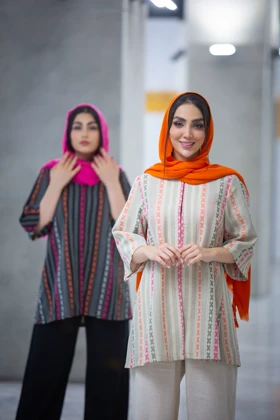 مانتو کنفی طرحدار السا