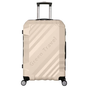 چمدان Green Travel مدل GT-40366-M سایز متوسط (شیری)