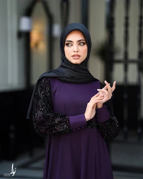 پیراهن آنیل بنفش
