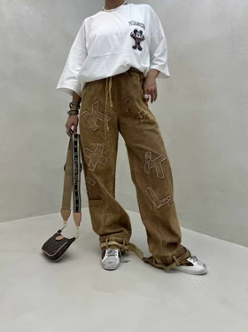 شلوار کارگو طرحدار