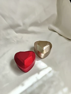 جعبه انگشتر قلب چراغدار