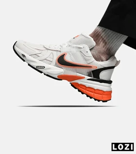 کفش کتانی مردانه و زنانه سفید مشکی نارنجی Nike cushlon