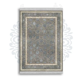 *جدید* فرشینه از جنس پارچه شانل مخمل ترک طرح فانتزی برند دفه کد 1096