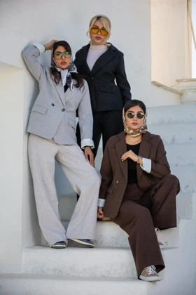 پالتو فوتر آستردار مچ راه راه