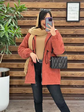 پالتو کبریتی کمرگت داخل ببعی