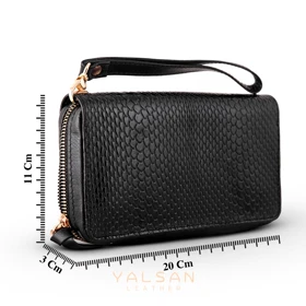 کیف پول زنانه چرم یلسان مدل غزال کد 051-MRV