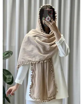 شال پم پم دار پاییزه