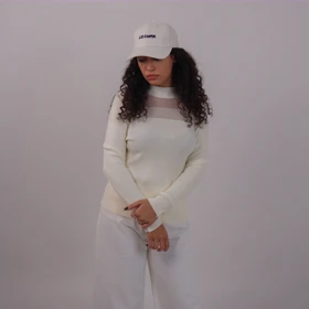 بافت یقه شیشه اییM (شیری)