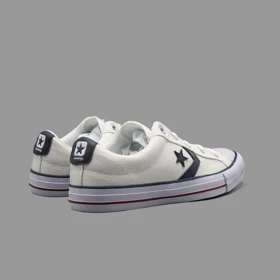 کانورس استار پلیر سفید ساق کوتاه Converse Star Player White Lowtop