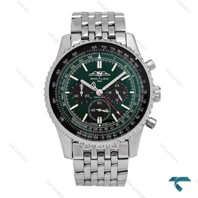 ساعت مردانه برایتلینگ NAVITIMER سیلور صفحه سبز مشکی Breitling-6701-G