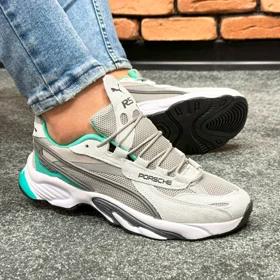کتانی اسپرت مردانه مدل پوما PUMA رنگ طوسی