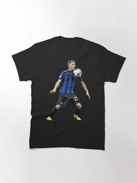 تیشرت ورزشی اینتر میلان | تیشرت Inter milan طرح Nicolo Barella کد 146300