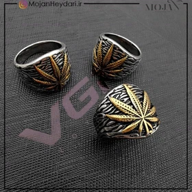 انگشتر استیل رنگ ثابت مردانه کد on1002