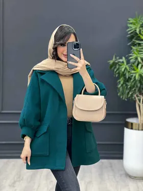 پالتو جیب پاکتی آستین پیله