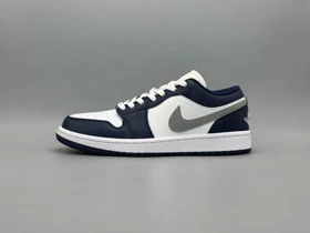 کتانی نایکی جردن1 لو مید نایت بلو نیوی/Nike AJ1 low