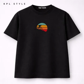 تیشرت باکسی طرح گرافیکی انگیزشی 100٪ پنبه | کد 1334