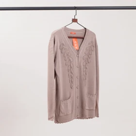 بلوز بافت گپ جیب‌دار (نسکافه ای)