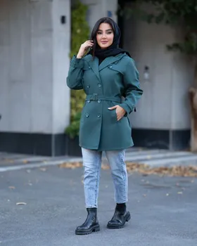 بارانی آستر دار مدل آیسل کد 1478
