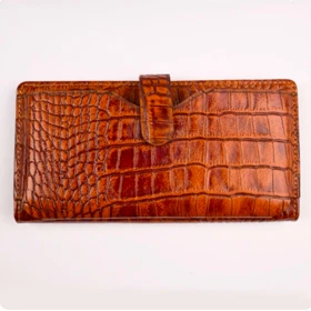 کیف کتی زبانه دار چرم طبیعی