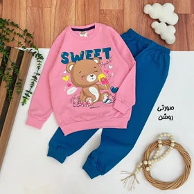 بلوز شلوار دخترانه مدل خرسی