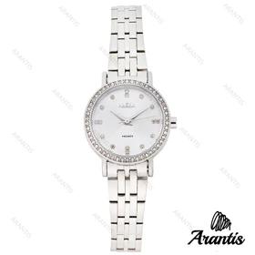 ساعت الکسا A0107 زنانه فول سیلور w-10088