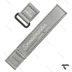 بند اورجینال ساعت امگا سواچ طوسی ماموریت به عطارد Swatch-Strap-10660-U