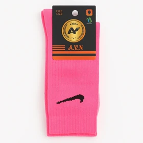 جوراب ورزشی Nike صورتی نئون