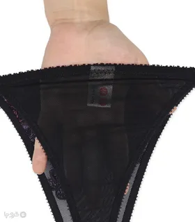 ست شورت و سوتین توری فنردار Jina ژینا گلدوزی طرح 2 کد 1046