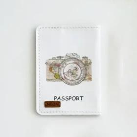 کاور پاسپورت و شناسنامه فانتزی چرم نئون مدل PC109