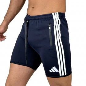 شلوارک طرح آدیداس ADIDAS کوتاه سرمه ای