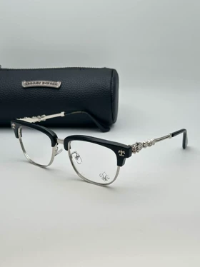 عینک کلاب مستر کروم هارتز کد 555 Chrome Hearts (مشکی)