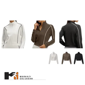 سویشرت بامبر زنانه پارچه اسپان کد 078