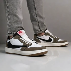 نایک ایر جردن 1 بدون ساق تراویس اسکات ویزون ( Nike Air Jordan 1 Low Travis Scott TD)