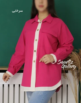 مانتو دو رنگ