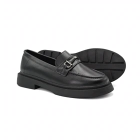 کفش کالج زنانه مدل Flat shoes - 0251_ Black