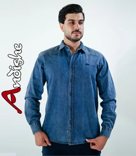 پیراهن جین مردانه مدل بایکان