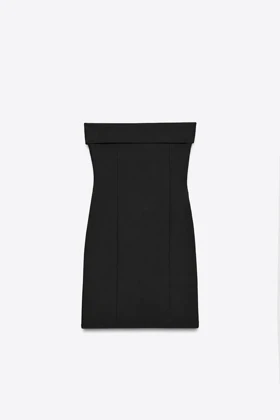 پیراهن دکلته میدی زارا Zara
