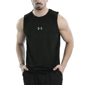 رکابی ورزشی مردانه آندر آرمور مدل Heat Gear-6916 مشکی