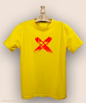 تیشرت مردانه و زنانه طرح اسکلت مرگ کد 930